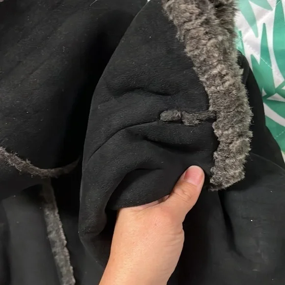 Donna Salyers' Fabulous-Furs Faux Suede & Faux Fur Trimmed Hooded - Picture 12 of 12